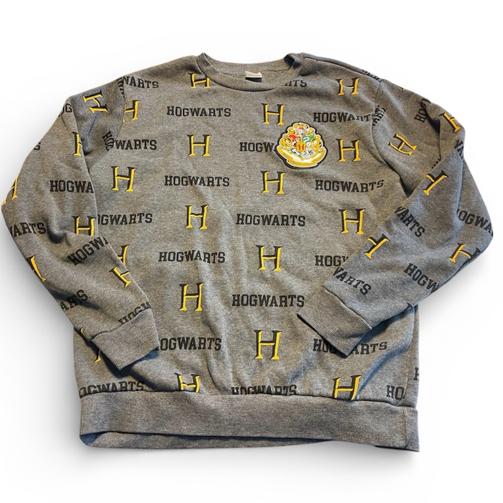 Harry Potter | Hogwarts Logo Crew Neck Sweatshirt